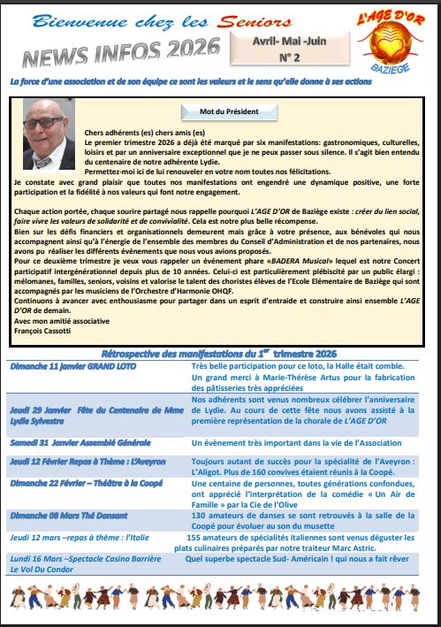 News Infos N°2 2026